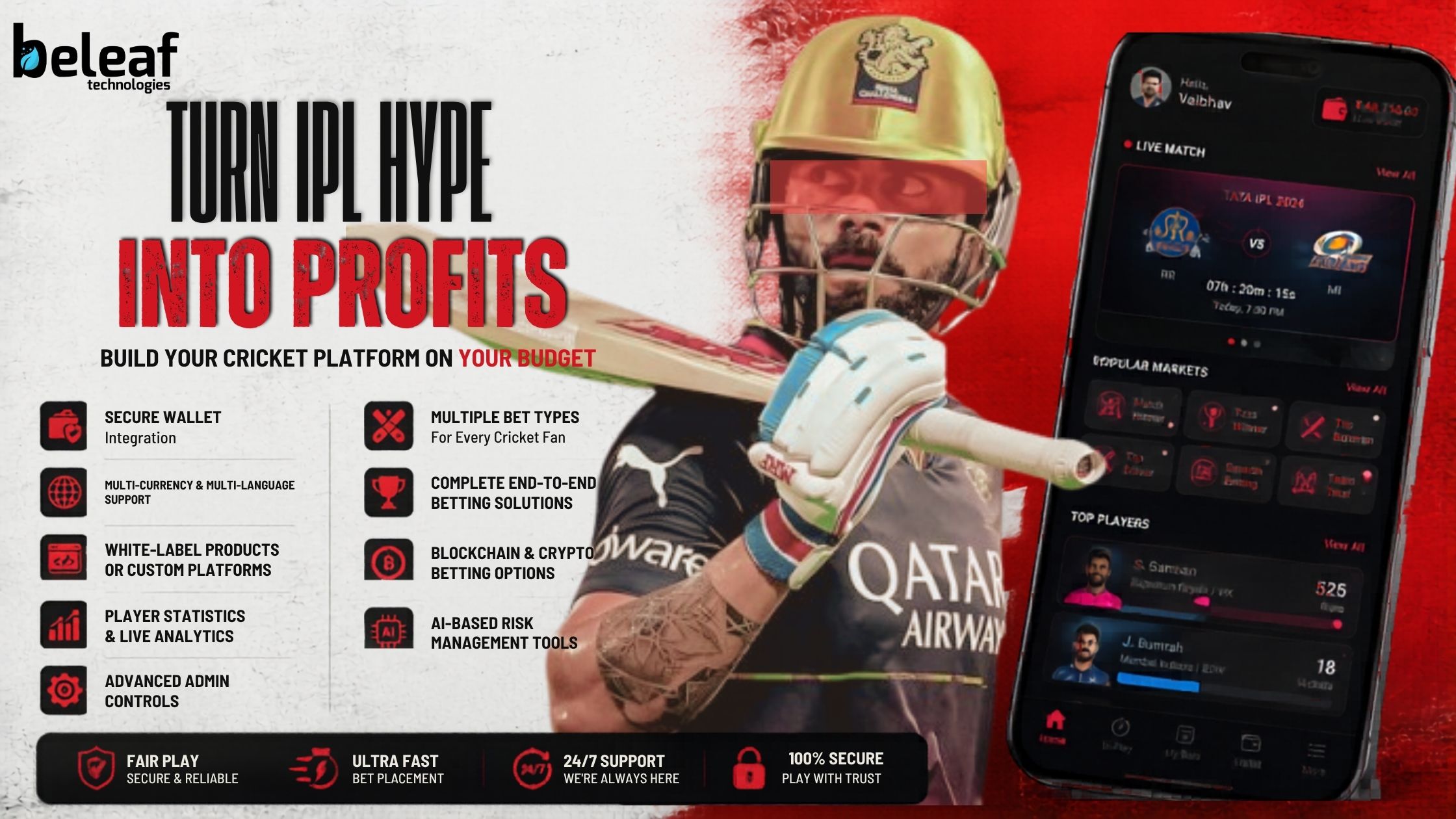Turn IPL Hype into Profits – Build Your Cricket Betting App on Your Budget 